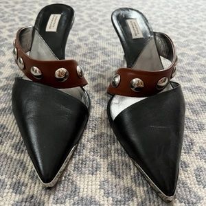 Dorothee Schumacher 70mm stud-embellished pumps Size 36.5